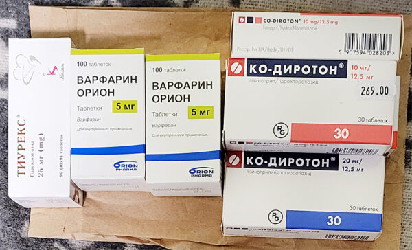 Medikamente für Überlebende der NS-Zeit in der Ukraine vom Hilfsnetzwerk