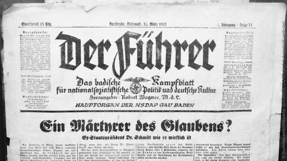 Nazi Germany’s Schriftleitergesetz: The End of Freedom of the Press ...